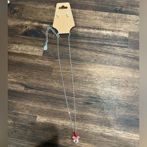 Disney earring and necklace bundle